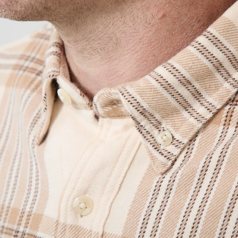 Timberland Flannel Check Regular Shirt White Smoke-4