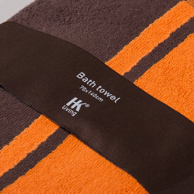 HKLIVING Bath Towel 1976 Orange Brown-4