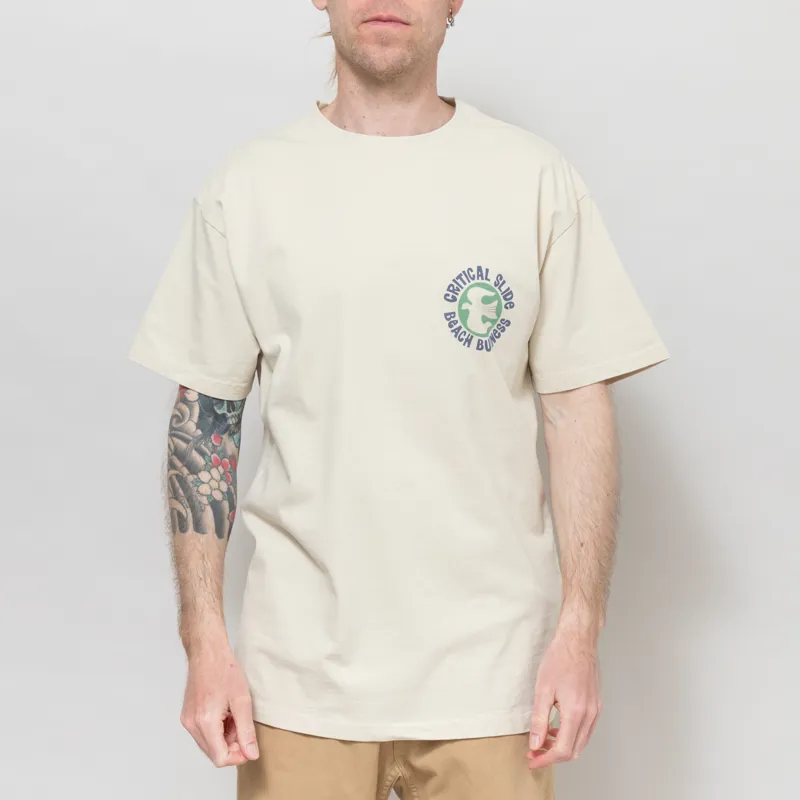 The Critical Slide Society Seabird T Shirt Ecru-2