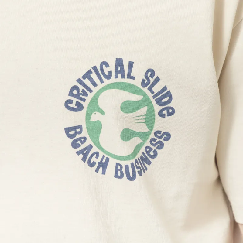 The Critical Slide Society Seabird T Shirt Ecru-5