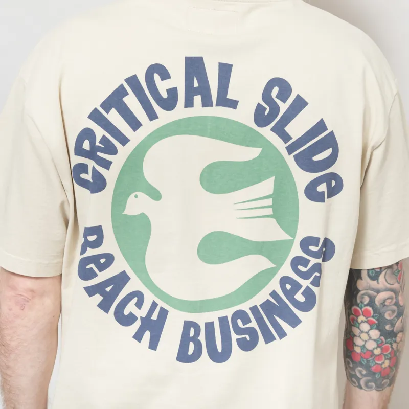 The Critical Slide Society Seabird T Shirt Ecru-4