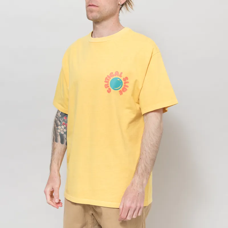 The Critical Slide Society Resin Drop T Shirt Sunflower-1