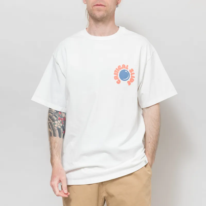 The Critical Slide Society Resin Drop T Shirt Vintage White-2