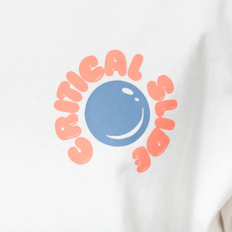The Critical Slide Society Resin Drop T Shirt Vintage White-5