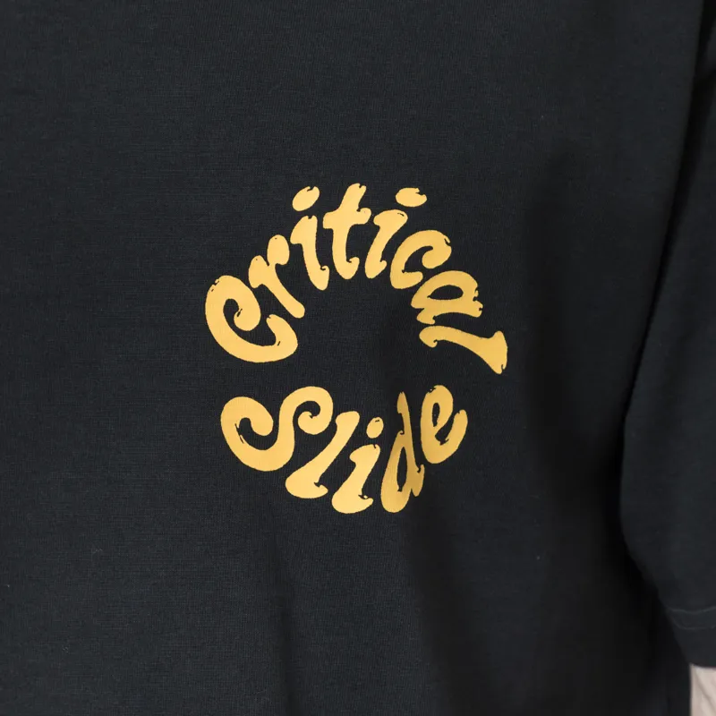 The Critical Slide Society Spiral T Shirt Vintage Black-5