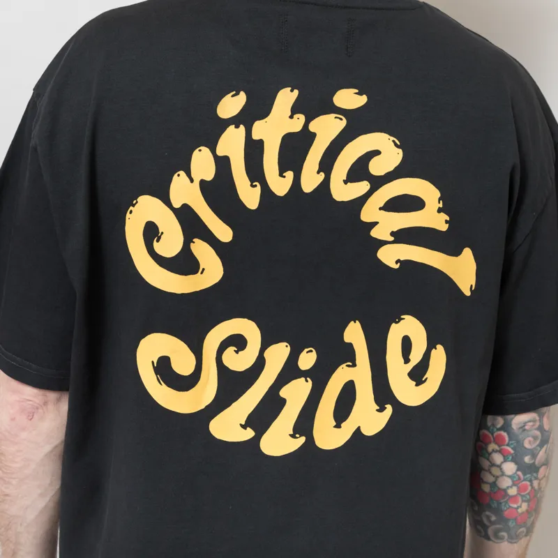 The Critical Slide Society Spiral T Shirt Vintage Black-4