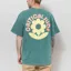 The Critical Slide Society Sunflower T Shirt Dusty Green