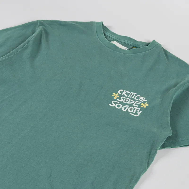 The Critical Slide Society Very Nice T Shirt Dusty Green-3