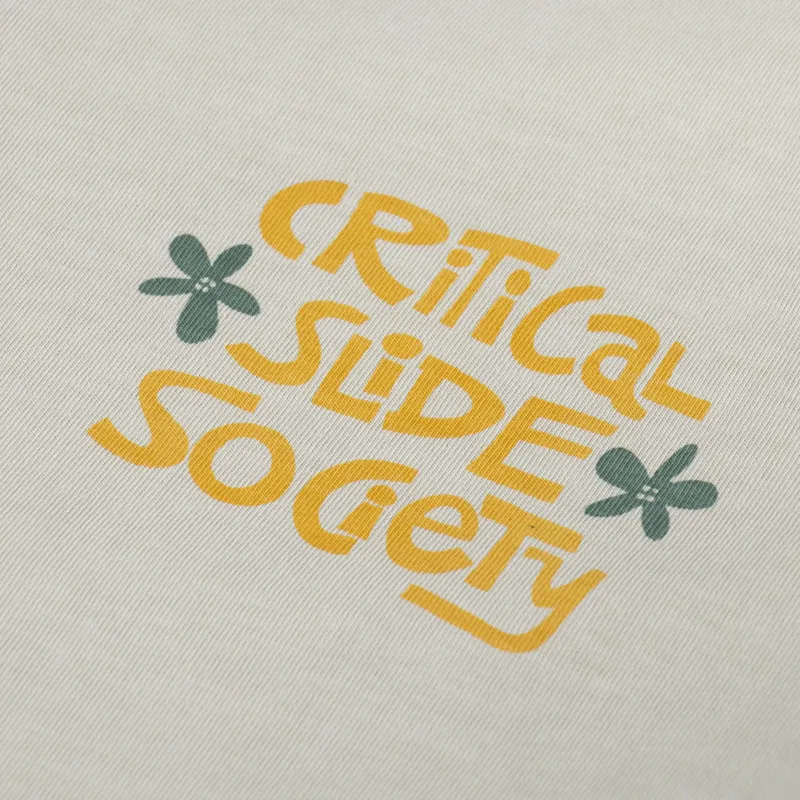 The Critical Slide Society Very Nice T Shirt Ecru-5