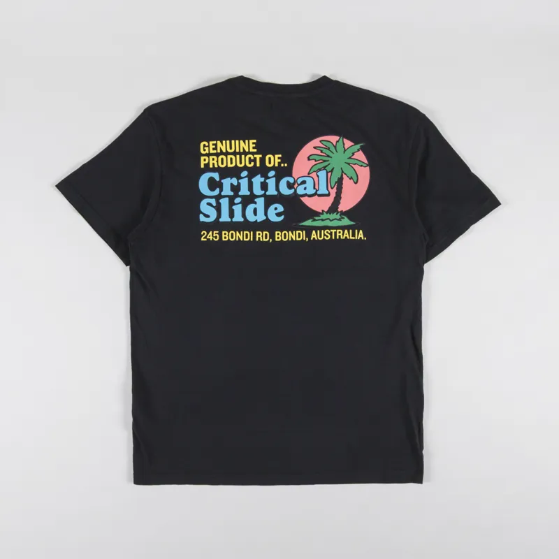 The Critical Slide Society Oasis T Shirt Vintage Black