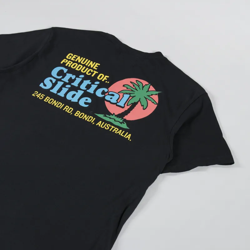 The Critical Slide Society Oasis T Shirt Vintage Black-2