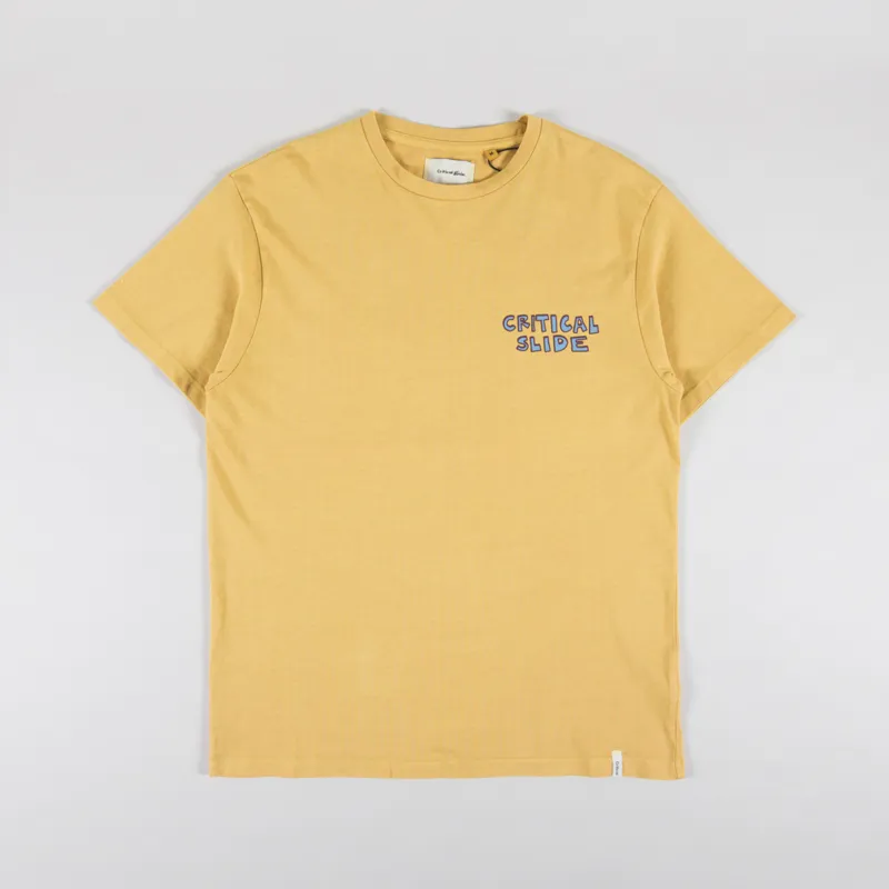 The Critical Slide Society Logger T Shirt Mustard-1