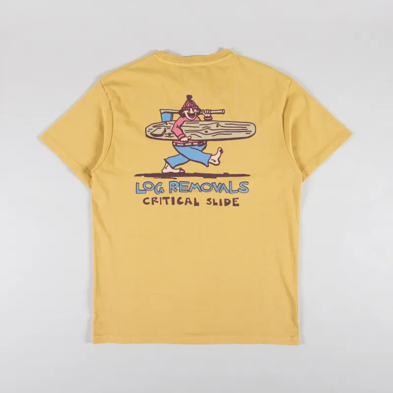The Critical Slide Society Logger T Shirt Mustard