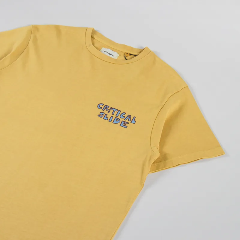The Critical Slide Society Logger T Shirt Mustard-3