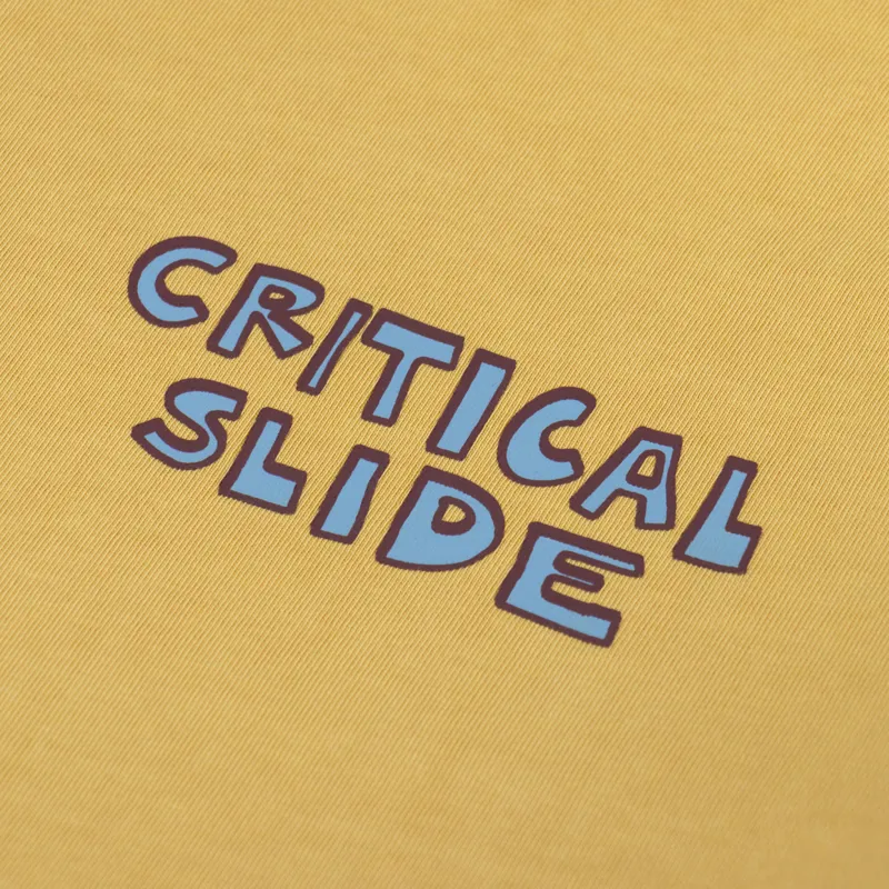 The Critical Slide Society Logger T Shirt Mustard-5