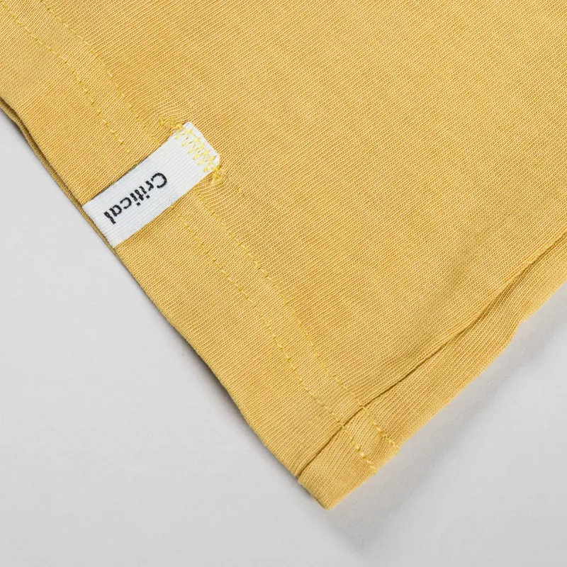 The Critical Slide Society Logger T Shirt Mustard-6
