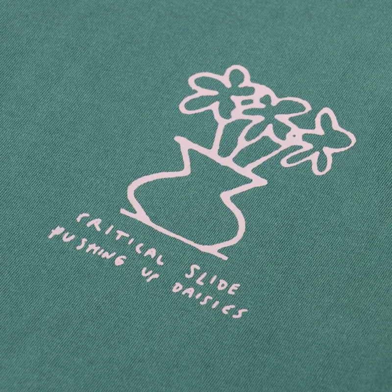 The Critical Slide Society Daisy T Shirt Dusty Green-5