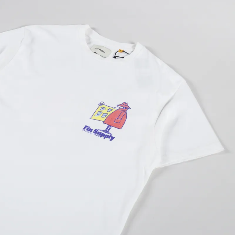 The Critical Slide Society Supply T Shirt Vintage White-3