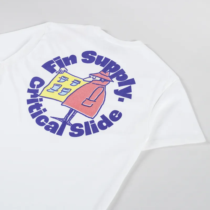 The Critical Slide Society Supply T Shirt Vintage White-2