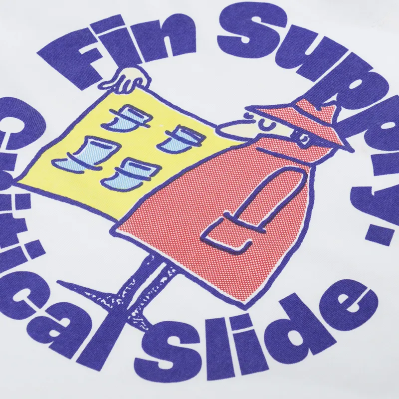 The Critical Slide Society Supply T Shirt Vintage White-4