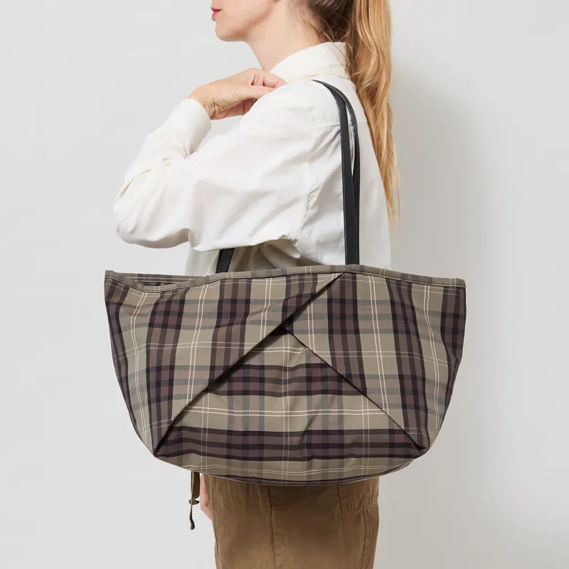 Kate Sheridan Womens Origami Tote Tartan-2