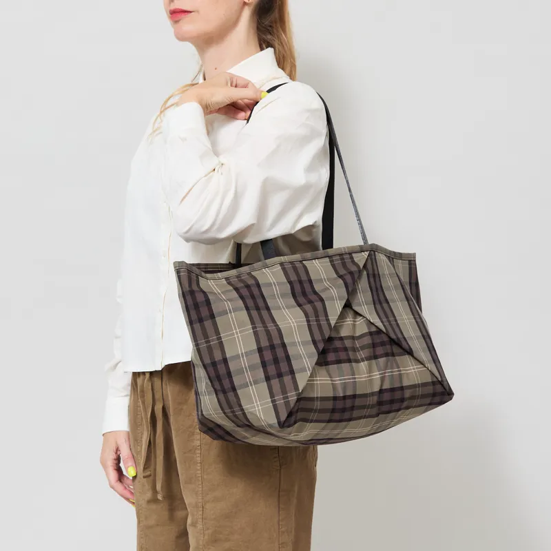 Kate Sheridan Womens Origami Tote Tartan-1