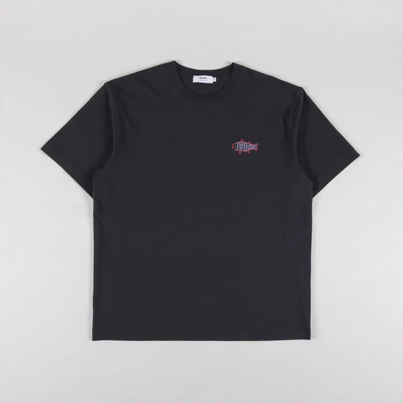Olow Grimsby T Shirt Carbon Black-1