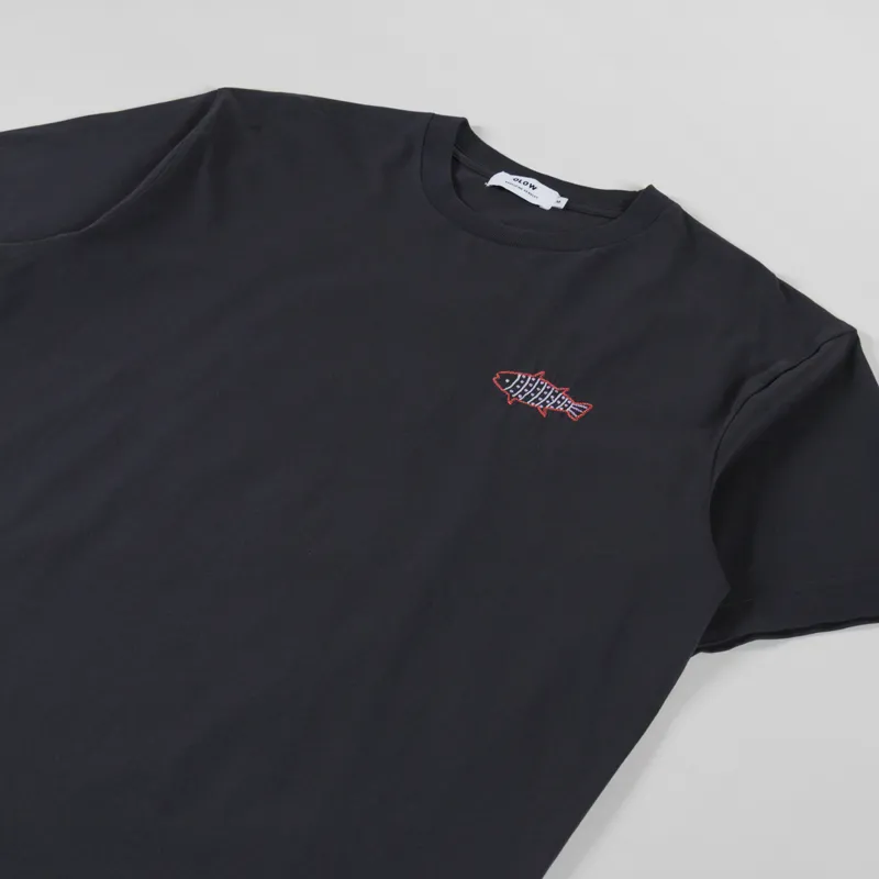 Olow Grimsby T Shirt Carbon Black-3
