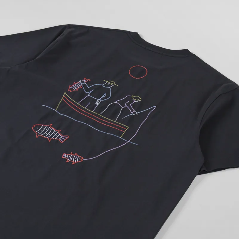 Olow Grimsby T Shirt Carbon Black-2