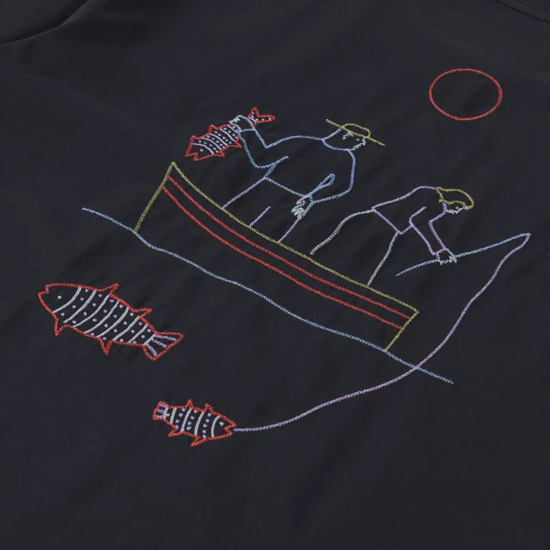 Olow Grimsby T Shirt Carbon Black-4