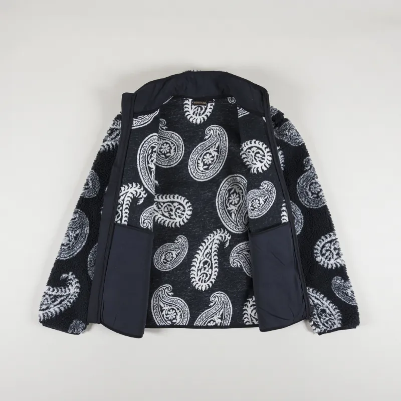 Napapijri Holiday Fleece Paisley Black-1