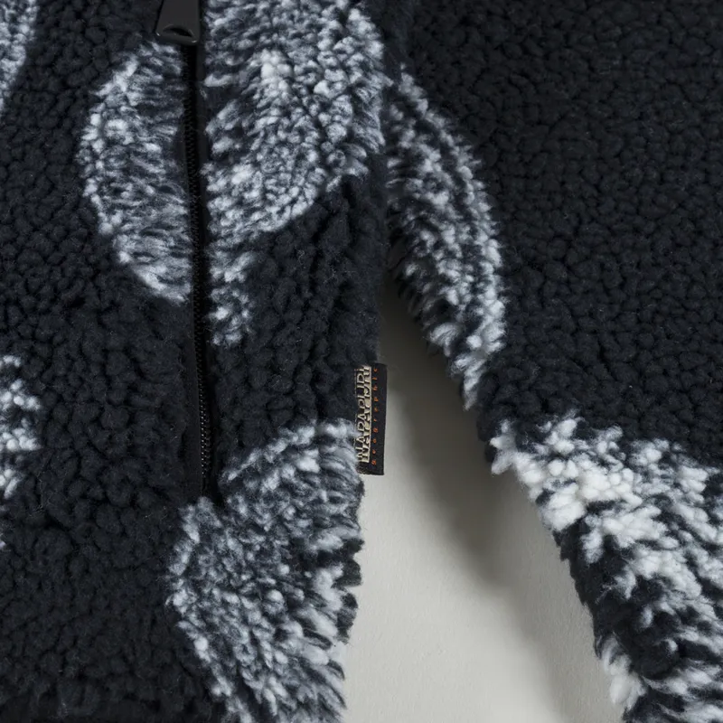 Napapijri Holiday Fleece Paisley Black-4