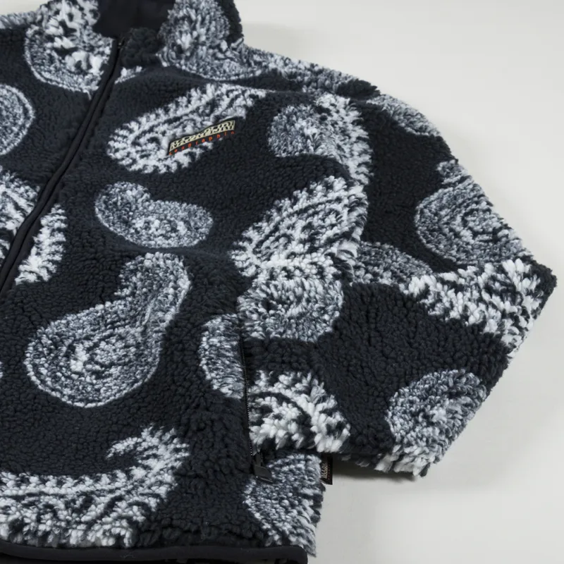 Napapijri Holiday Fleece Paisley Black-3