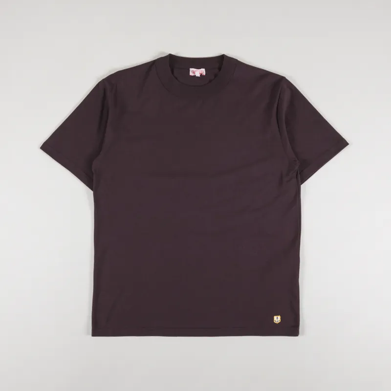 Armor Lux Heritage T Shirt Dark Mahogany