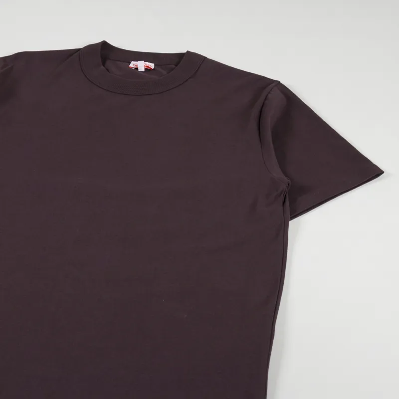 Armor Lux Heritage T Shirt Dark Mahogany-2