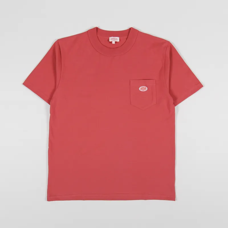Armor Lux Heritage Pocket T Shirt Cranberry