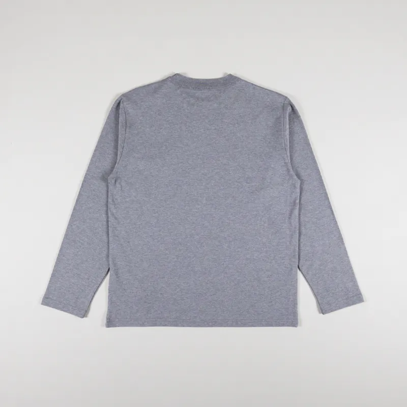 Armor Lux Heritage Pocket Long Sleeve T Shirt Misty Grey-1