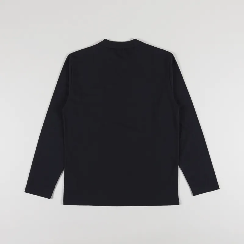 Armor Lux Heritage Pocket Long Sleeve T Shirt Black-1