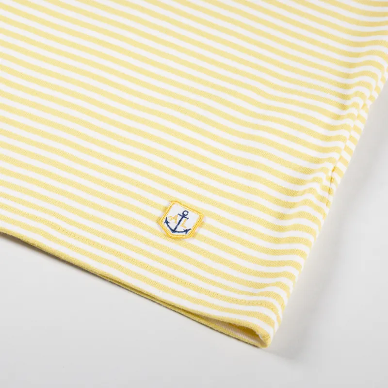 Armor Lux Heritage Stripe T Shirt Broom Blanc-2