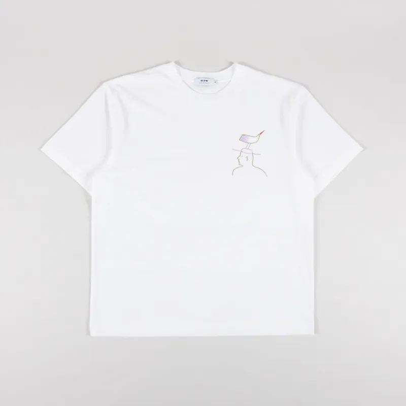 Olow Hat Roost T Shirt Off White
