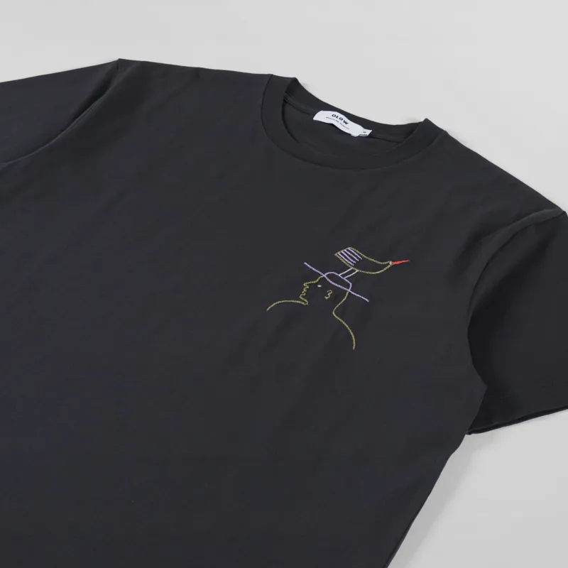 Olow Hat Roost T Shirt Carbon Black-1