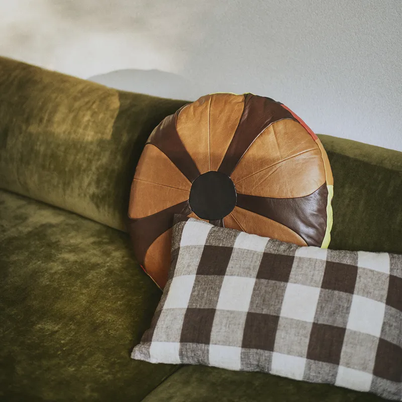 HKLIVING Retro Patch Cushion -4
