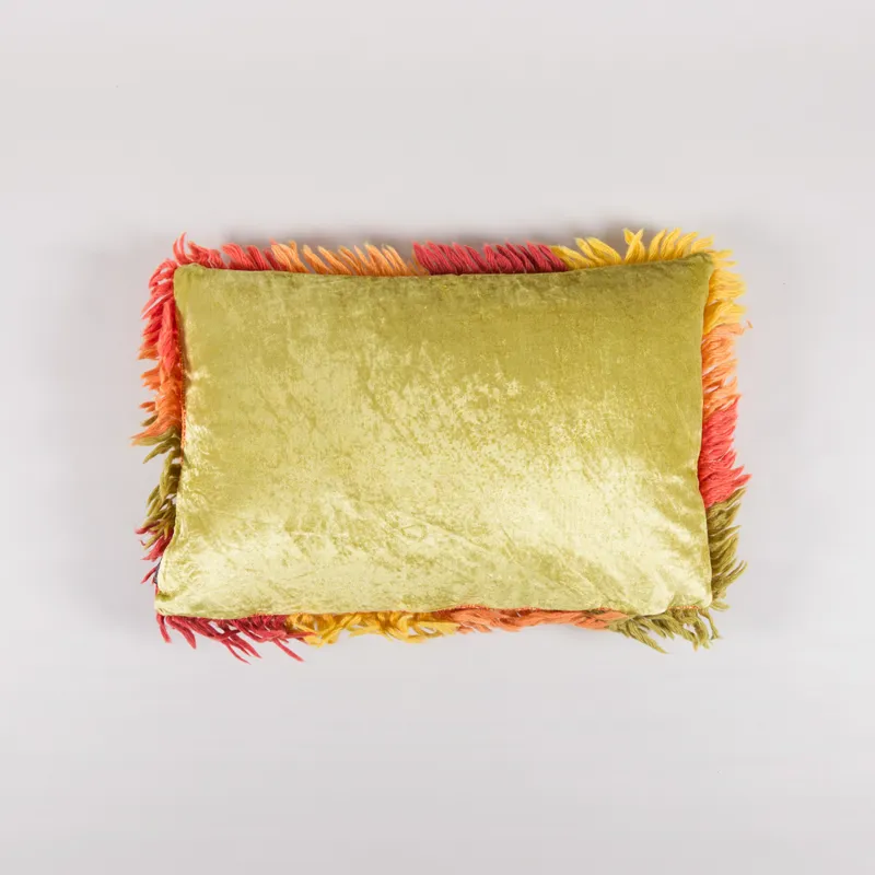 HKLIVING Fluffy Rag Cushion Multicolour-1