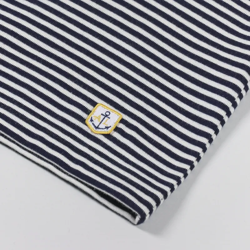 Armor Lux Womens MC Heritage T Shirt Dark Blue White-4