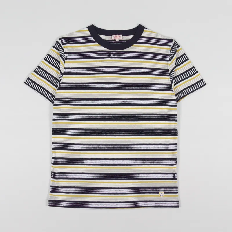 Armor Lux MC Heritage T Shirt Navire Natural Dune Beehive