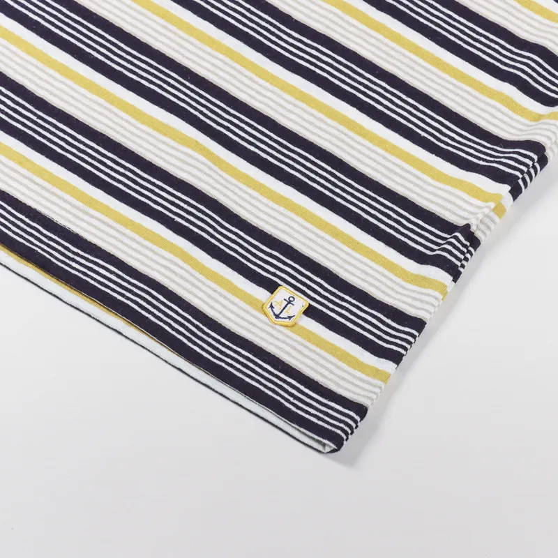 Armor Lux MC Heritage T Shirt Navire Natural Dune Beehive-1