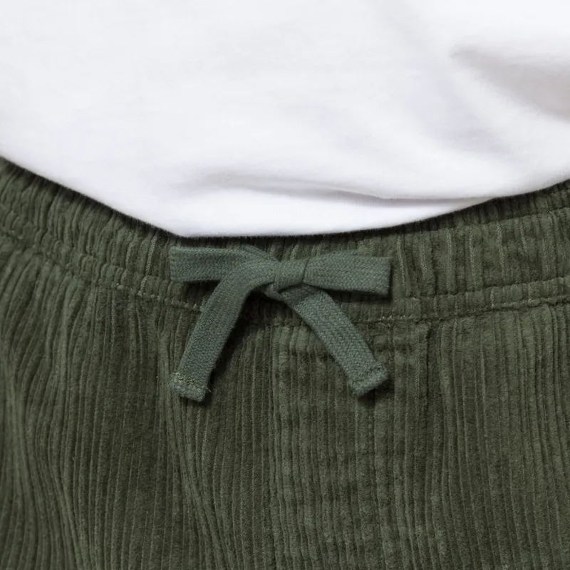 T and C Surf Corduroy Beach Shorts Dark Military-2