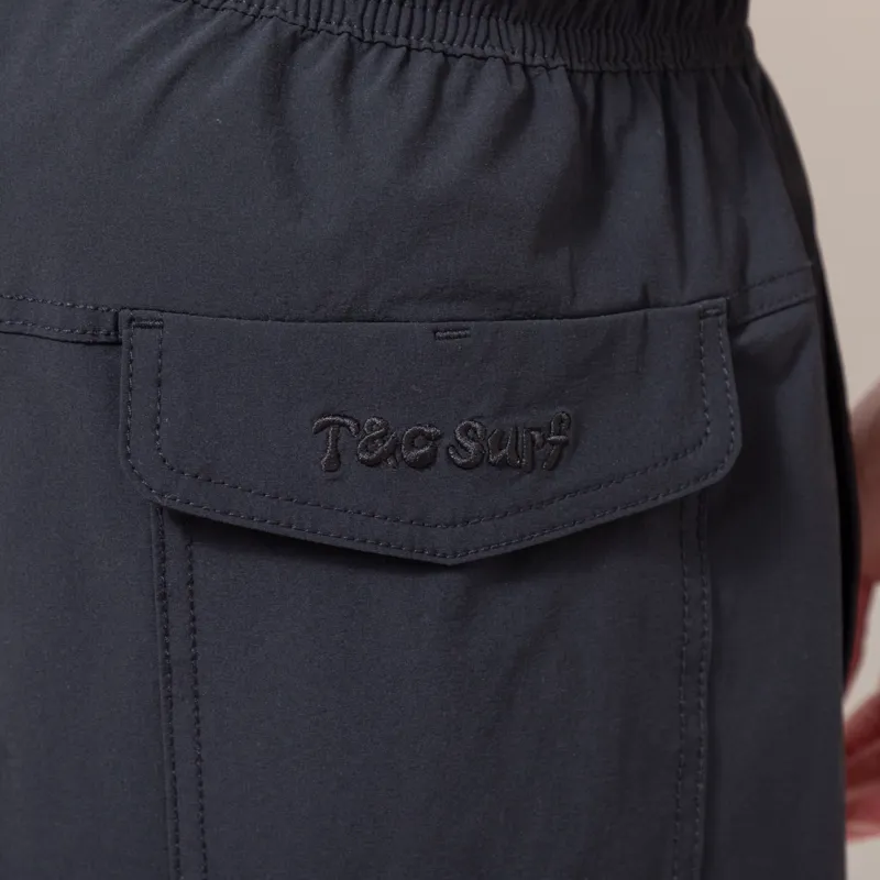 T and C Surf OG 16.5 Beach Short Black-6