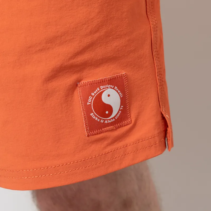 T and C Surf OG 16.5 Beach Short Rust-7