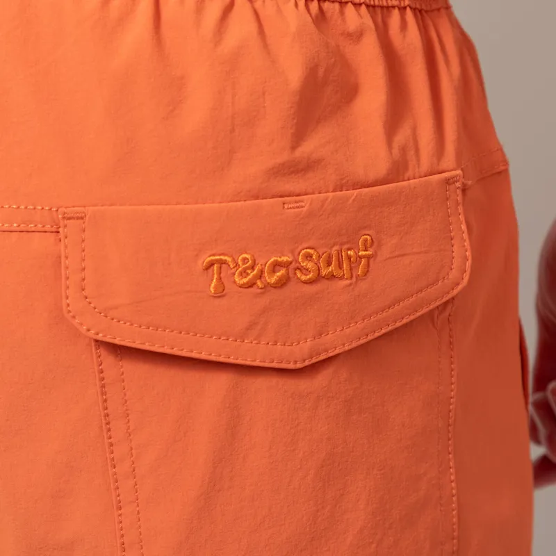 T and C Surf OG 16.5 Beach Short Rust-6